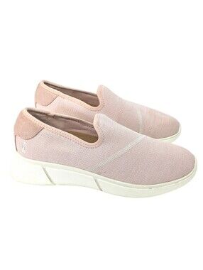 Hush Puppies Bounce Makenna Light Pink Slip On Loafers - Size 8 Womens Sneakers